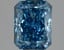 1.27 Ct. Fancy Vivid Blue Radiant Lab Grown Diamond