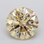 3.09 Ct. Fancy Yellow Round Lab Grown Diamond