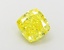 2.00 Ct. Fancy Vivid  Yellow Cushion Lab Grown Diamond