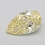 2.03 Ct. Fancy Light  Yellow Pear Lab Grown Diamond