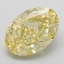 9.01 Ct. Fancy Intense Yellow Oval Lab Grown Diamond