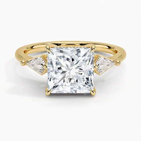 18K Yellow Gold Luxe Cometa Hidden Accent Diamond Ring