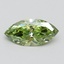 1.50 Ct. Fancy Vivid Green Marquise Lab Grown Diamond