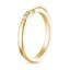 18K Yellow Gold Lark Diamond Ring, smallside view