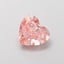 1.53 Ct. Fancy Intense  Pink Heart Lab Grown Diamond