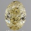 2.28 Ct. Fancy Intense Yellow Oval Lab Grown Diamond