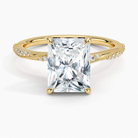 Milgrain Engagement Ring