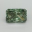 5.16 Ct. Fancy Vivid Pacific Green Radiant Lab Grown Diamond