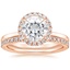 14KR Moissanite Vienna Diamond Bridal Set (1/2 ct. tw.), smalltop view