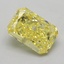 1.09 Ct. Fancy Yellow Radiant Lab Grown Diamond