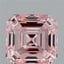 4.27 Ct. Fancy Intense Pink Asscher Lab Grown Diamond