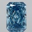 7.02 Ct. Fancy Vivid Blue Radiant Lab Grown Diamond