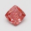 1.09 Ct. Fancy Vivid Pink Cushion Lab Grown Diamond