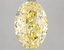 5.01 Ct. Fancy Vivid Yellow Oval Lab Grown Diamond