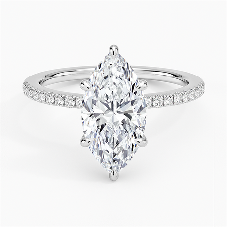 Classic Hidden Halo Diamond Setting