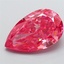 6.40 Ct. Fancy Vivid  Pink Pear Lab Grown Diamond