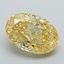 5.09 Ct. Fancy Vivid Yellow Oval Lab Grown Diamond