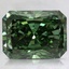 3.02 Ct. Fancy Vivid Pacific Green Radiant Lab Grown Diamond