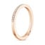 18K Rose Gold Tacori Dantela Diamond Ring (1/8 ct. tw.), smallside view