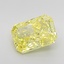 2.92 Ct. Fancy Intense Yellow Radiant Lab Grown Diamond