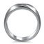 Flush Set Contemporary Ring, smallside view