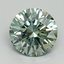 1.7 Ct. Fancy Vivid Pacific Green Round Lab Grown Diamond