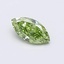 0.52 Ct. Fancy Vivid  Green Marquise Lab Grown Diamond