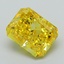 2.13 Ct. Fancy Vivid Yellow Radiant Lab Grown Diamond
