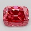 2.00 Ct. Fancy Vivid  Pink Cushion Lab Grown Diamond