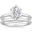 PT Moissanite Esme Bridal Set, smalltop view