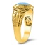 The Victoria Ring, smalltop view on a hand