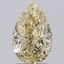 1.59 Ct. Fancy Yellow Pear Lab Grown Diamond
