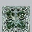 4.77 Ct. Fancy Intense Green Princess Lab Grown Diamond