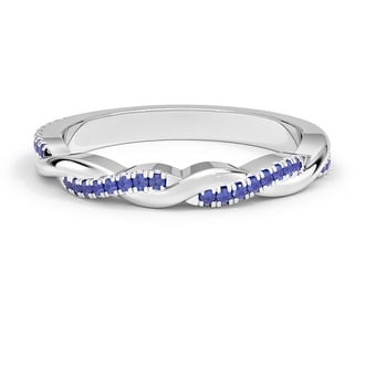 Custom Twisted Vine Sapphire Ring