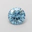 1.2 Ct. Fancy Vivid Blue Round Lab Grown Diamond
