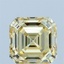 1.56 Ct. Fancy Yellow Asscher Lab Grown Diamond