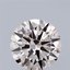 2.51 Ct. Very Light Brown Round Lab Grown Diamond