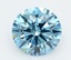 1.31 Ct. Fancy Vivid  Blue Round Lab Grown Diamond