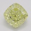 1.02 Ct. Fancy Yellow Cushion Diamond