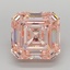 4.04 Ct. Fancy Intense  Pink Asscher Lab Grown Diamond