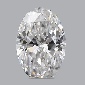 Oval diamond — real photo