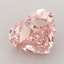 2.35 Ct. Fancy Intense Pink Heart Lab Grown Diamond