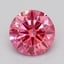 0.52 Ct. Fancy Vivid  Pink Round Lab Grown Diamond