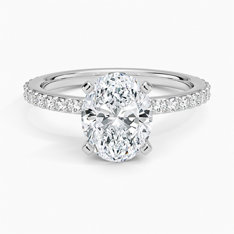 Luxe Petite Shared Prong Diamond Ring