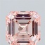 2.06 Ct. Fancy Intense Pink Asscher Lab Grown Diamond