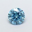 1.10 Ct. Fancy Vivid  Blue Round Lab Grown Diamond