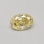 0.36 Ct. Fancy Vivid Yellow Oval Lab Grown Diamond