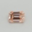 0.35 Ct. Fancy Intense Pink Emerald Lab Grown Diamond