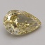2.28 Ct. Fancy Intense Yellow Pear Lab Grown Diamond
