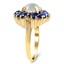 The Kier Ring, smalltop view on a hand
